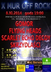 Koncert X MUR OFF ROCK w Murowanej Goślinie - 08-11-2014