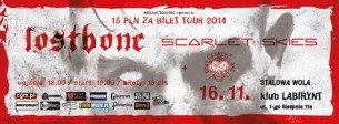 Koncert LOSTBONE + SCARLET SKIES + GOAT FORCE ONE w Stalowej Woli - 16-11-2014