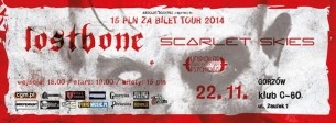Koncert LOSTBONE & Scarlet Skies & UMDP w Gorzowie Wielkopolskim - 22-11-2014