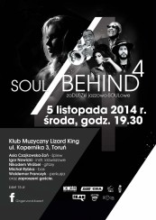 Koncert Zaduszki jazzowo-soulowe SOUL Behind 4 w Toruniu - 05-11-2014