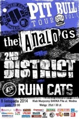 Koncert The Analogs, 2nd DISTRICT, RUIN CATS w Pile - 08-11-2014