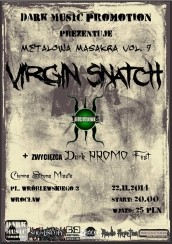 Koncert Metalowa Masakra vol. 9: VIRGIN SNATCH, TRICHOMES & BAD GROUND zwycięzca II edycji Dark PROMO FEST we Wrocławiu - 22-11-2014