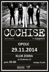 Koncert Cochise w Opolu - 29-11-2014