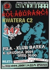 Koncert KOLABORANCI, KWATERA C2, 747 - PIŁA BARKA - 06-12-2014