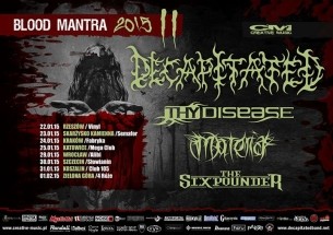 Koncert BLOOD MANTRA TOUR 2015 - DECAPITATED + Thy Disease, Materia, The Sixpounder / 30.01.15 SZCZECIN / Słowianin - 30-01-2015