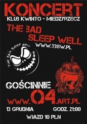 Koncert THE BAD SLEEP WELL + Q4 - Klub Kwinto - Międzyrzecz - 13-12-2014