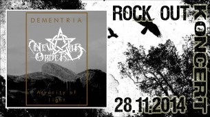 DEMENTRIA + NEW WAR ORDER + SUICIDE MACHINE - koncert - metal - 28.11.2014 - Rock Out Zielona Góra - 28-11-2014