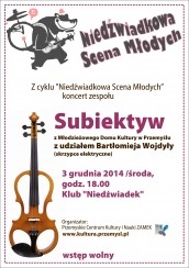 Koncert zespołu Subiektyw z Młodzieżowego Domu Kultury w Przemyślu - 03-12-2014