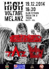 Koncert Deathinition + TAZ + Rusted Brain w Toruniu - 19-12-2014