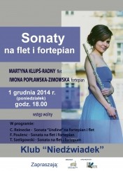 Koncert Sonaty na flet i fortepian w Przemyślu - 01-12-2014
