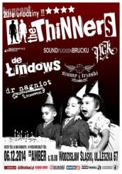 Koncert De Łindows, PCK (P.C.K.), The Thinners, DR.NAGNIOT, SoundfuckenBrucku, SZUMY I TRZASKI w Wodzisławiu-Śląskim - 06-12-2014