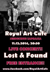 Koncert Lost & Found w Royal Art Cafe w Krakowie - 11-12-2014