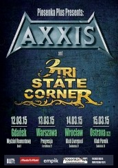 Bilety na koncert AXXIS + Tri State Corner w Warszawie - 13-03-2015