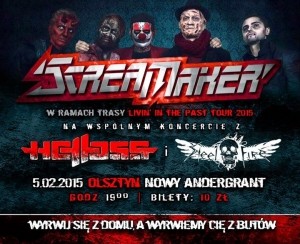 Koncert Scream Maker + SteelFire w Olsztynie - 05-02-2015
