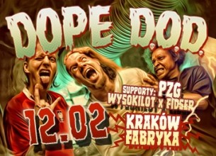 Bilety na koncert Dope D.O.D. w Krakowie - 12-02-2015