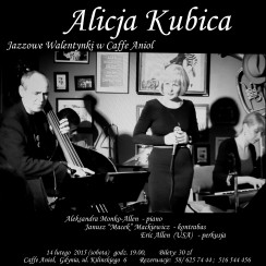 Koncert ALICJA KUBICA - ESSENTIALLY HARMLESS LOVE   w Gdyni - 14-02-2015