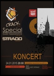 Koncert CRACK | Special Guest Appearance | STRADO w Krakowie - 24-01-2015