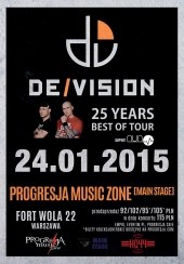 Bilety na koncert De/Vision w Warszawie - 24-01-2015