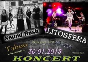 Koncert Soundsfera, czyli Sound Rush + Litosfera w Kielcach - 30-01-2015