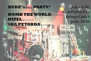 Koncert: BOMB THE WORLD, DIZEL, SKA PETARDA @ Piękny Pies, Kraków - 06-02-2015