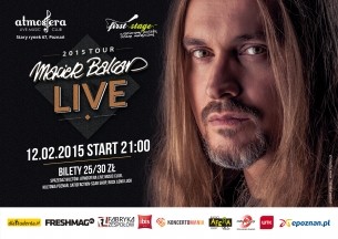 Koncert Maciek Balcar (Akustycznie) - Atmosfera Live Music Club w Poznaniu - 12-02-2015