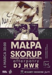 Koncert Małpa / Jinx /Skorup / DJ HWR @Mardi Gras Gliwice - 06-03-2015