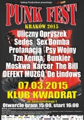 Bilety na koncert Punk Fest Kraków 2015 - 07-03-2015