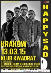 Bilety na koncert Happysad w Krakowie - 13-03-2015