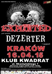 Bilety na koncert The Exploited, Dezerter w Krakowie - 16-04-2015