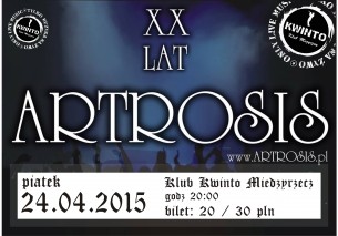 Koncert Artrosis XX- lecie w Międzyrzeczu - 24-04-2015