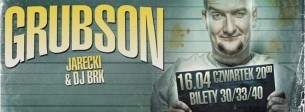 Koncert GrubSon + Jarecki+ Dj BRK - HOLIZM Tour ◘ 16.04 ◘ Gdańsk ◘ KWADRATOWA - 16-04-2015