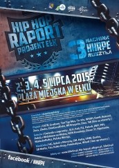 Bilety na koncert HIP HOP RAPORT PROJEKT EŁK 2015 - KARNET (3-5 lipiec) - 03-07-2015