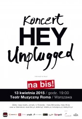 Bilety na koncert HEY Unplugged w Warszawie - 13-04-2015