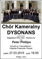Koncert Dysonansu z udziałem Petera Philipsa w Poznaniu - 27-03-2015