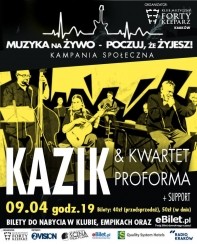 Bilety na koncert KAZIK & ProForma w Krakowie - 15-11-2015