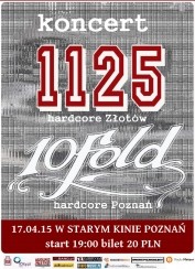 Koncert 1125, 10 FOLD w Poznaniu - 17-04-2015