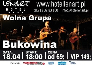 Bilety na koncert Wolna Grupa Bukowina w Wieliczce - 18-04-2015