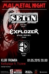 Koncert SETIN EXPLOZER  ALLY DIED - Klub Tromba Tczew - 01-05-2015
