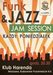Koncert Funk&Jazz Jam Session w Harendzie w Warszawie - 11-04-2016