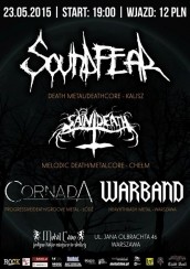 Koncert 23.05 WARSZAWA: @ Metal Cave | SOUNDFEAR + SAINT DEATH + CORNADA + WARBAND - 23-05-2015