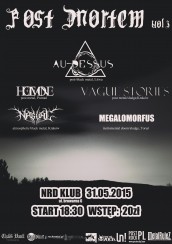 Koncert POST MORTEM #1 w Toruniu - 31-05-2015
