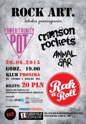 Bilety na koncert Rock Art. Sztuka pomagania: Power of Trinity, Crimson Rockets, Animal Bar w Warszawie - 20-06-2015