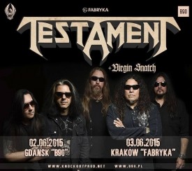 Bilety na koncert TESTAMENT w Gdańsku - 02-06-2015