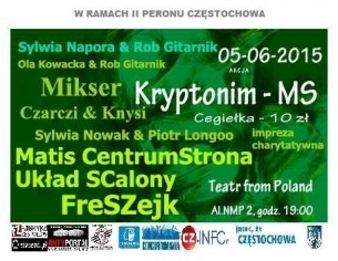 Koncert Kryptonim MS w Częstochowie - 05-06-2015