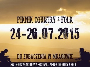 Koncert 34. Piknik Country&Folk w Mrągowie - 24-07-2015