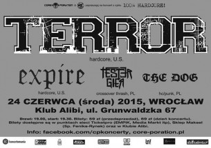 Bilety na koncert Terror, Expire, Tester Gier, The Dog we Wrocławiu - 24-06-2015