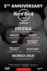 Koncert 5th Anniversary Hard Rock Cafe Kraków - 20-06-2015