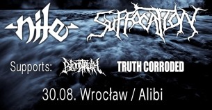 Bilety na koncert Nile, Suffocation, support: Truth Corroded, Blood Truth we Wrocławiu - 30-08-2015