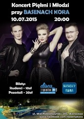 Bilety na koncert PIĘKNI I MŁODZI w Warszawie - 10-07-2015