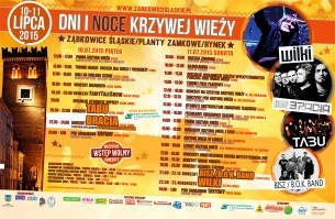 Koncert Dni i Noce Krzywej Wieży w Ząbkowicach Śląskich - 10-07-2015